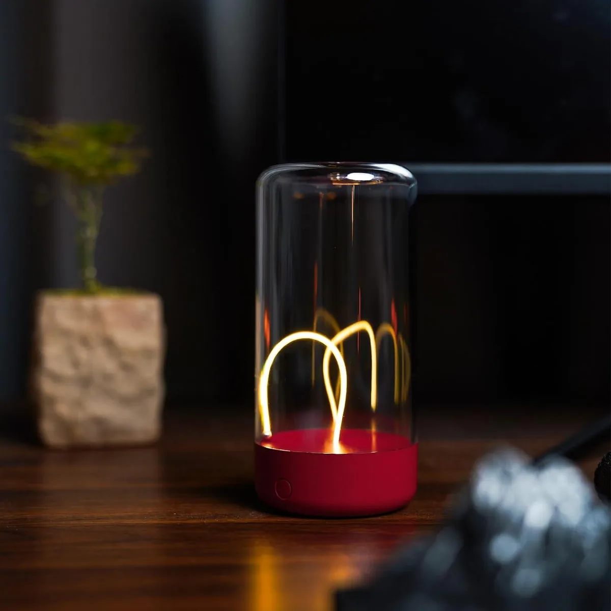 Auge Light Auge Light Cordless LED Desk Lamp 5.70 in Red AGDSLRD2202 — product photo