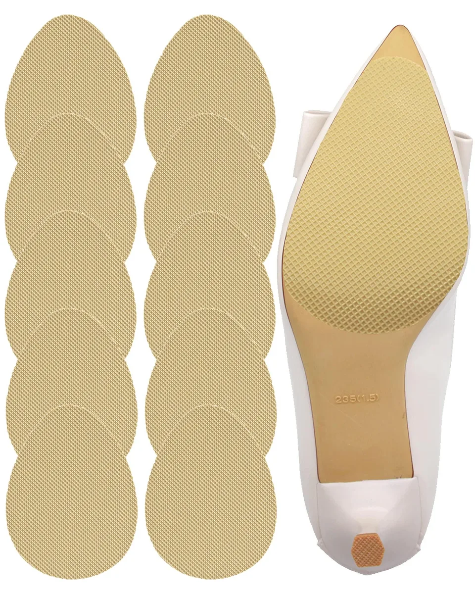 BHXANZOU Non-Slip Shoe Pads 3.5"x2.5" Black 10pcs — product photo