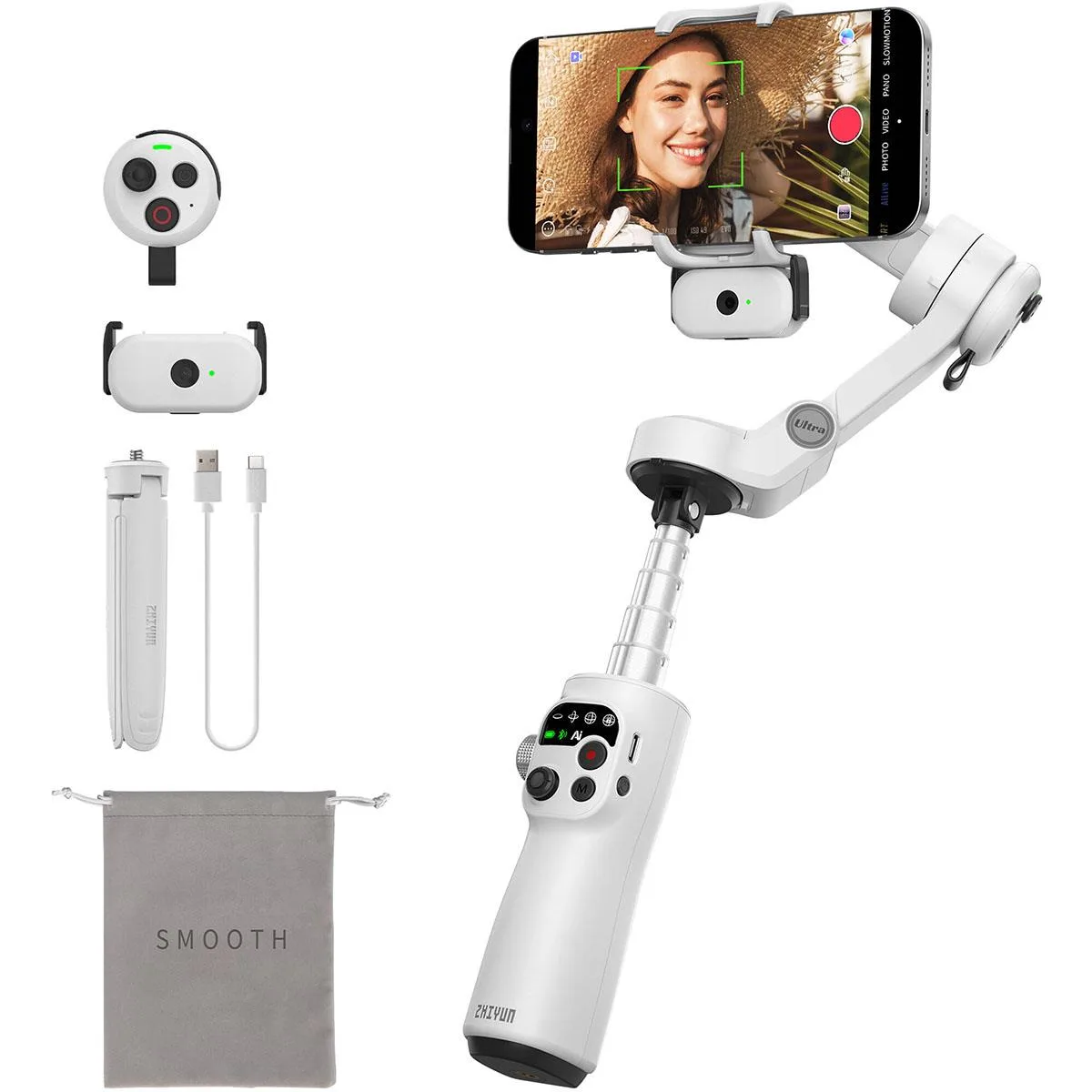 zhiyun Zhiyun Smooth Q5 Ultra Smartphone Stabilizer Combo Kit camera accessory — product photo