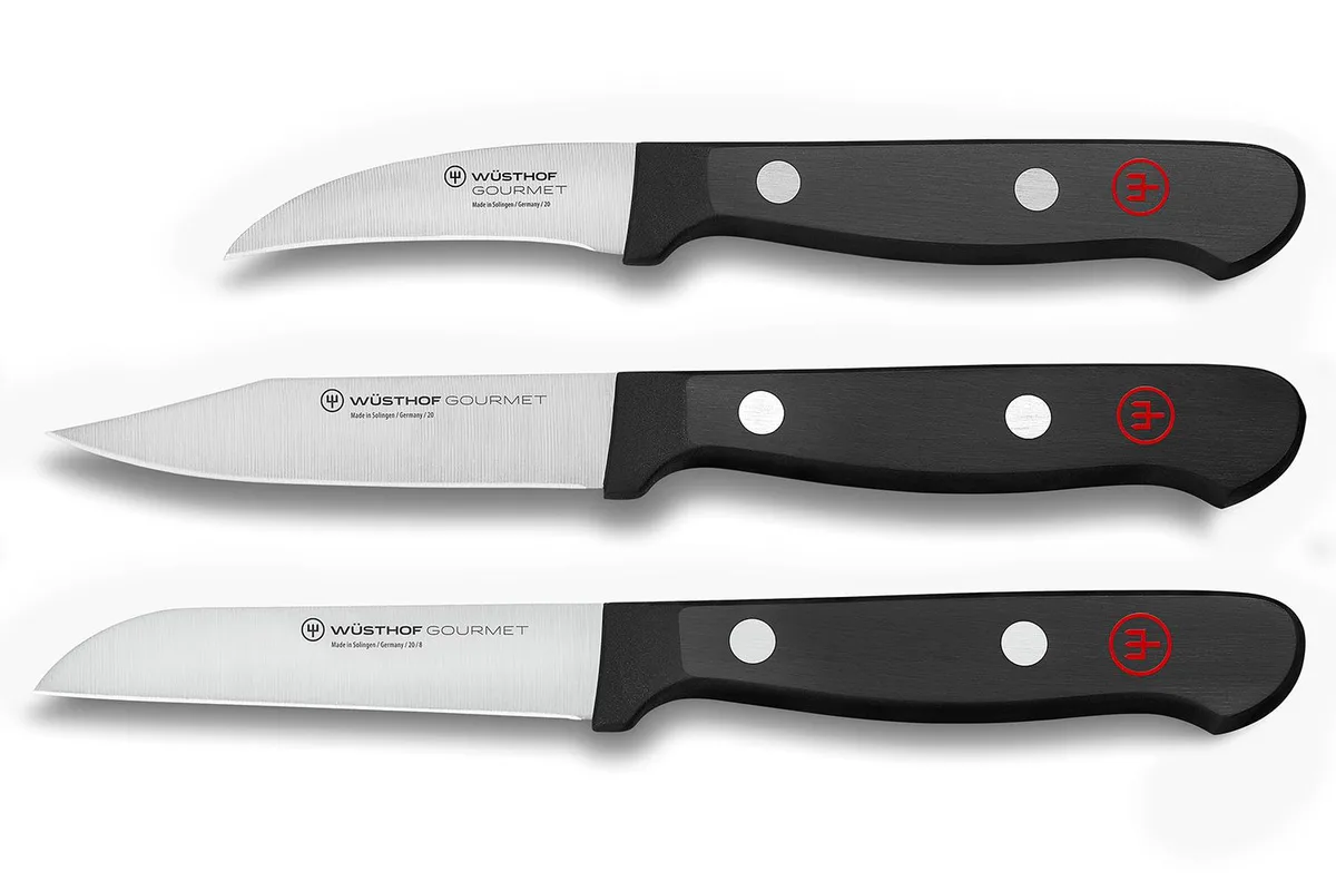 Wusthof Wusthof 1125060310 Gourmet Three Piece Paring Knife Set — product photo