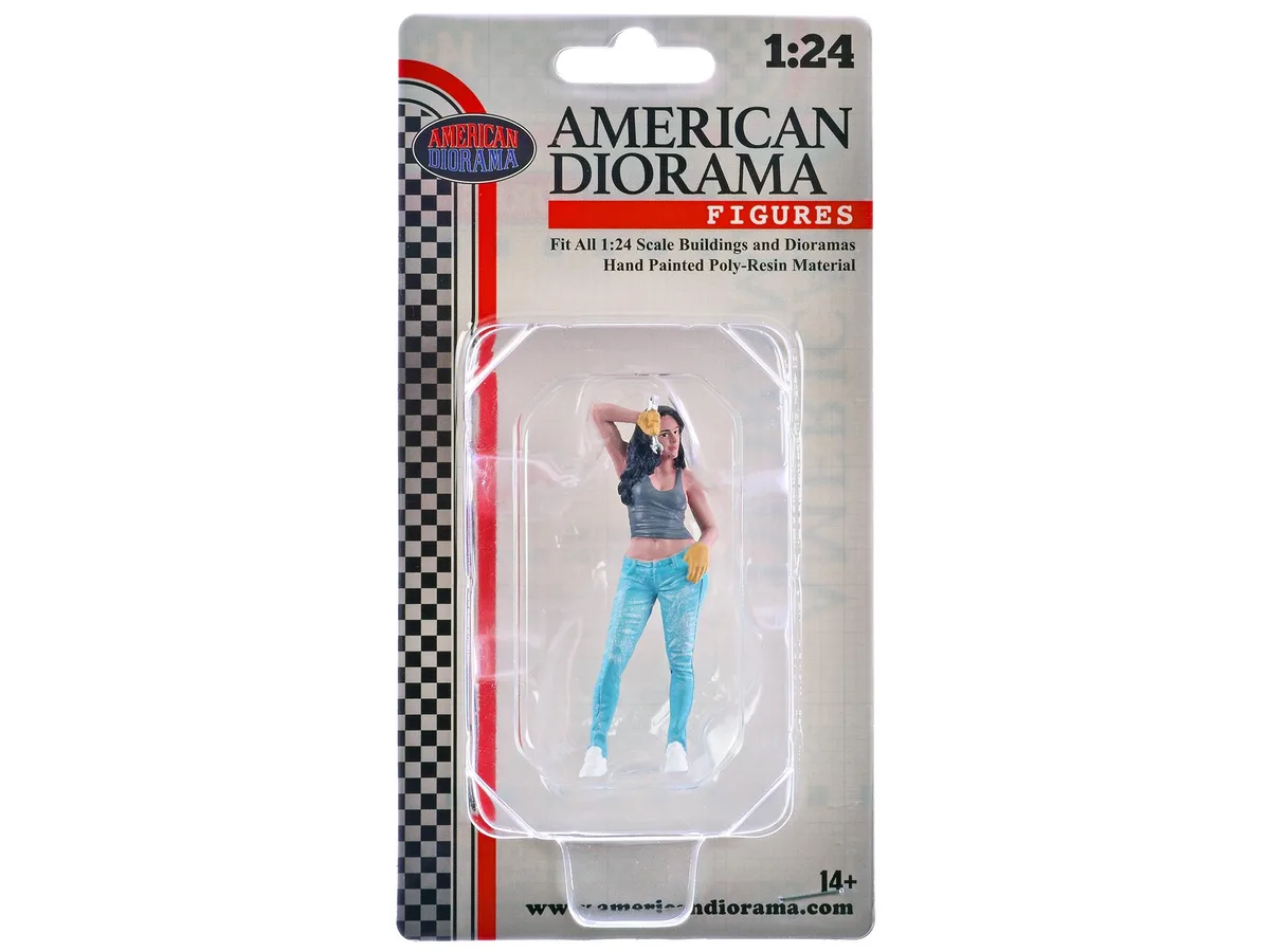 American Diorama American Diorama Muscle Mechanics Figure #4 1/24 Scale 2.875in Hobby Collectible — product photo