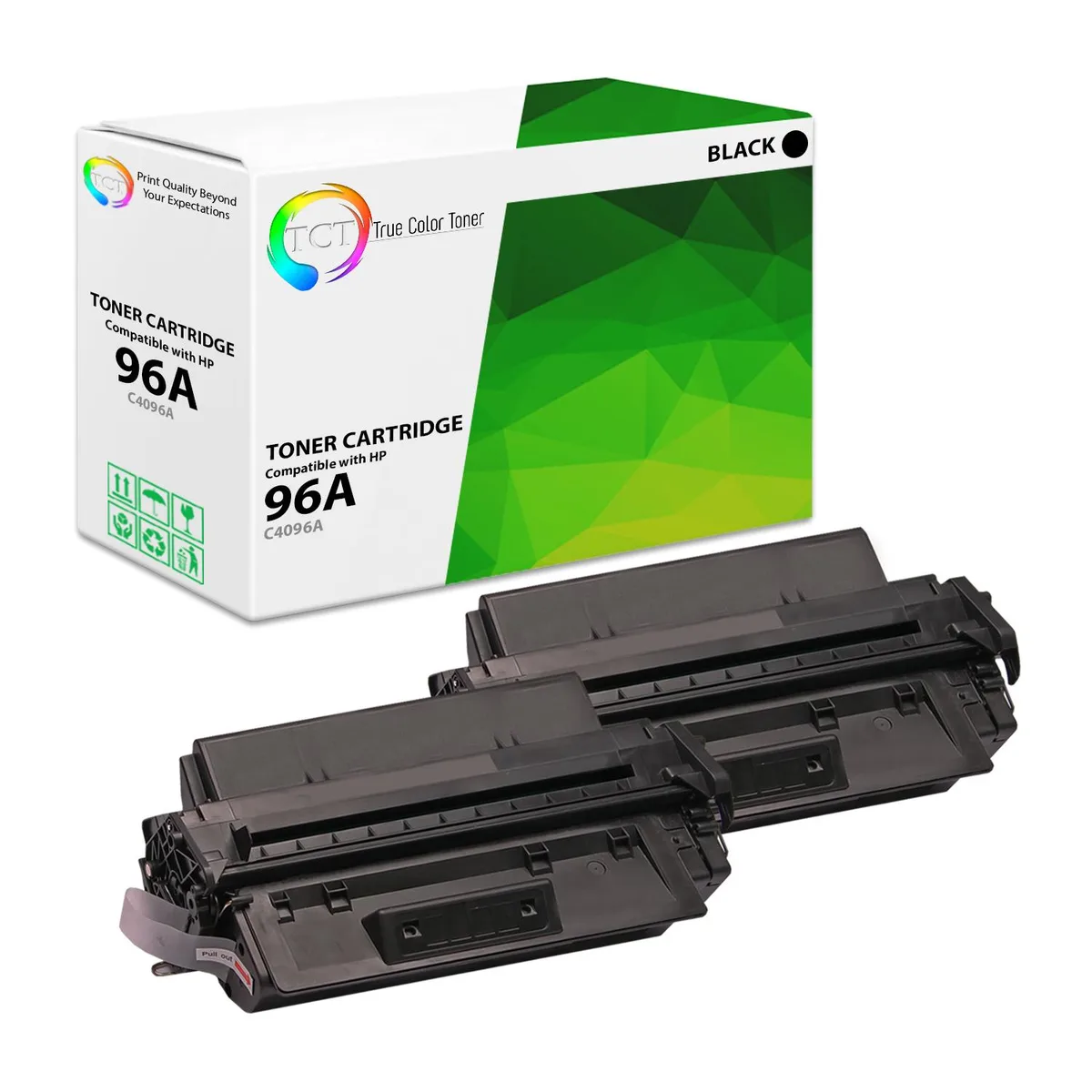 True Color Toner True Color Toner 96A Black Toner Cartridge 2 Pack C4096A 5000 Pages — product photo