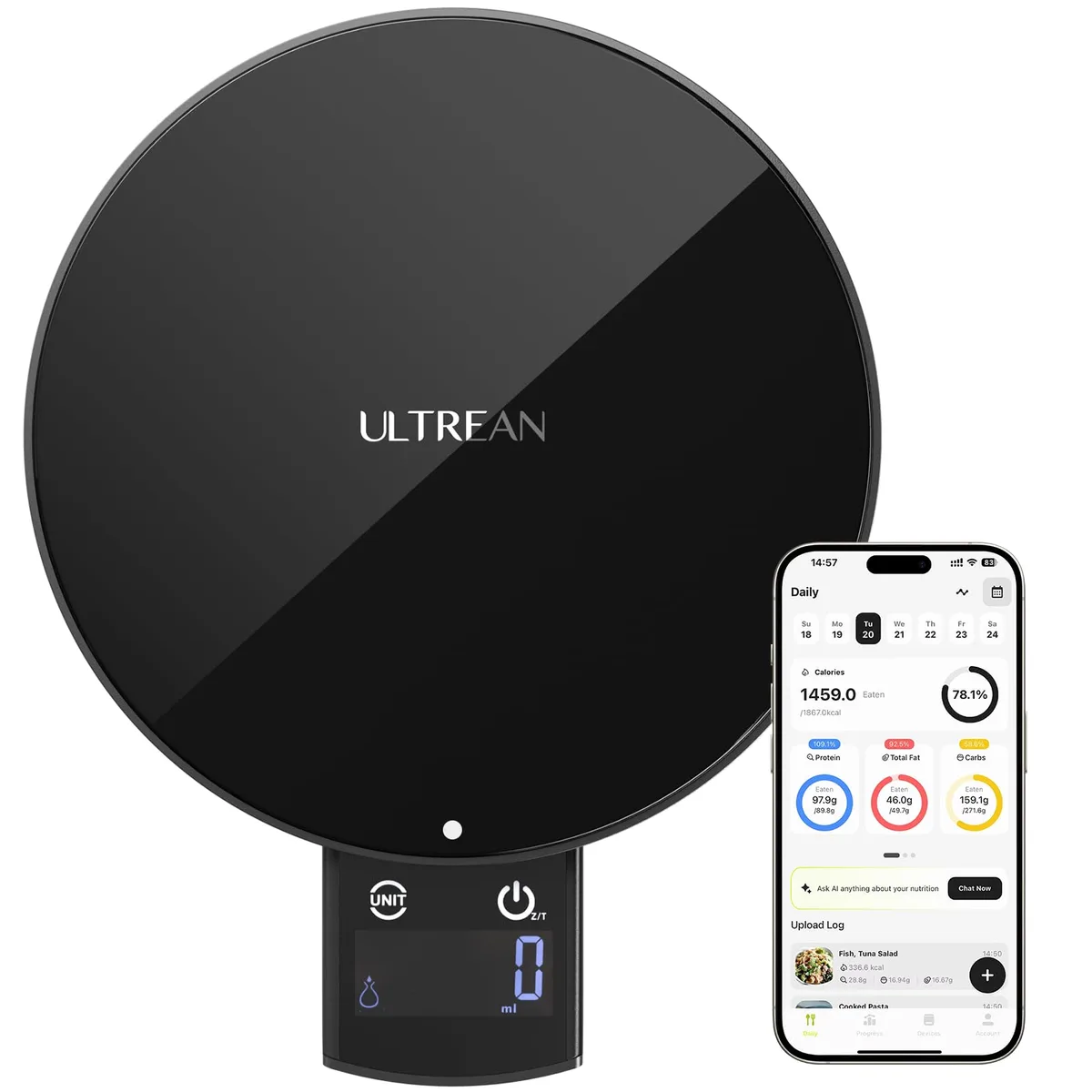  Ultrean KS15 Smart Food Scale 15 kg 33 lb — product photo