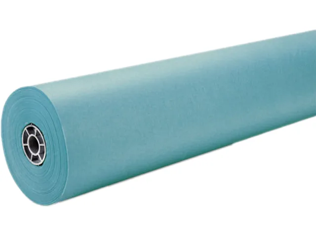 Pacon Pacon 63160 Rainbow Duo-Finish Kraft Paper 35 lb 36" x 1000 ft Aqua — product photo