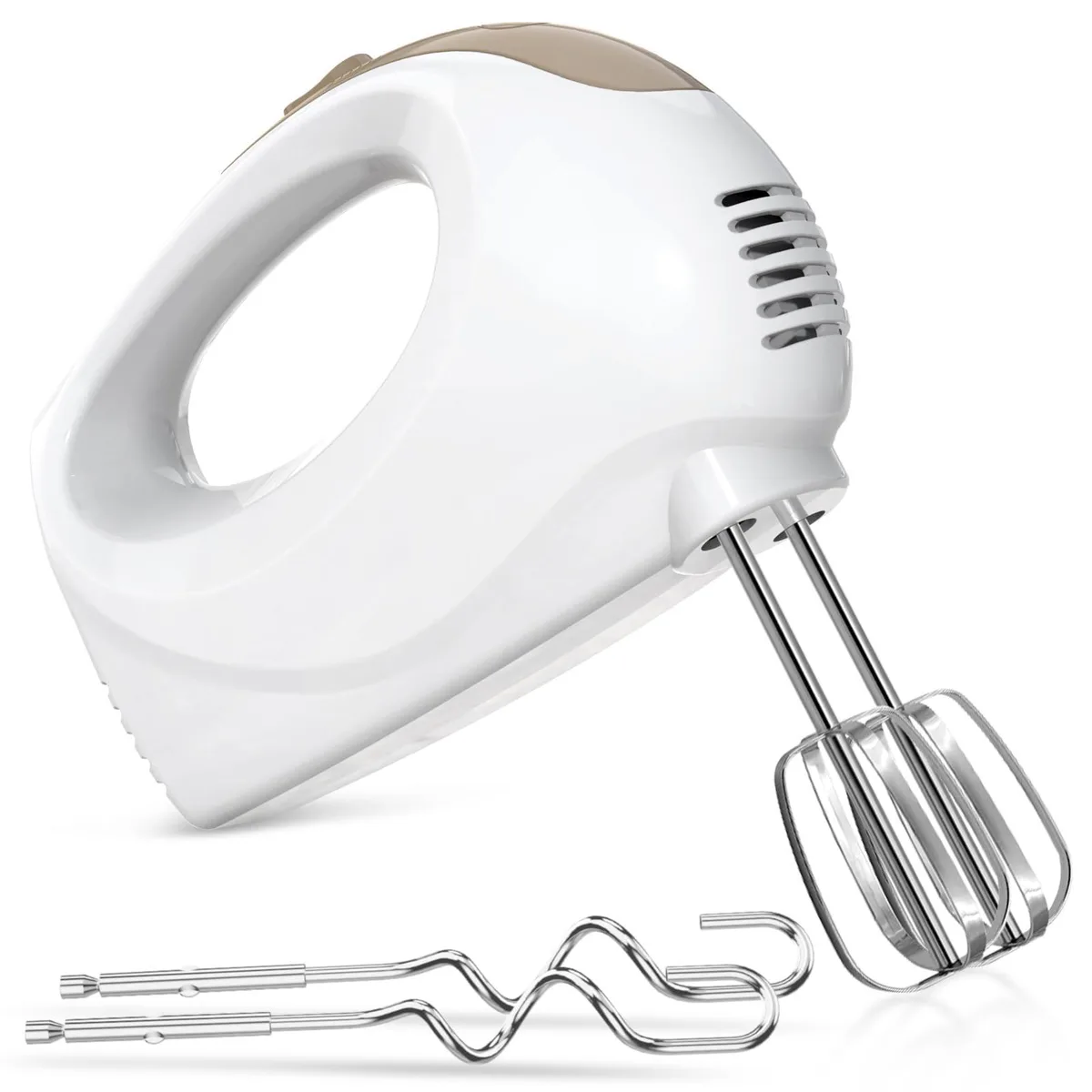  Electric Hand Mixer 5 Speed 120 W White — product photo