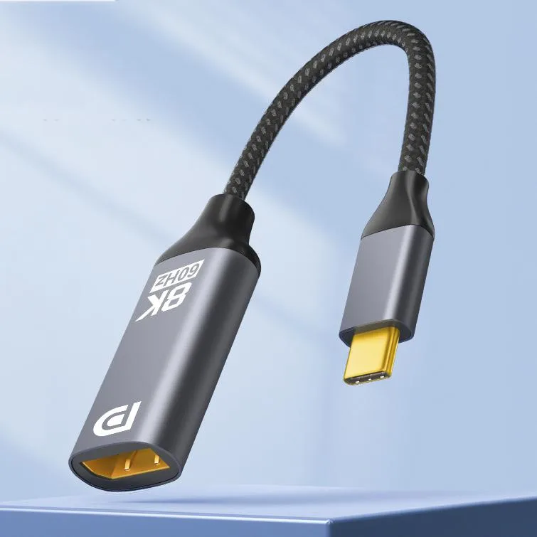 Corn Electronics Corn Electronics USB C to DP1.4 Adapter 20cm Black — product photo