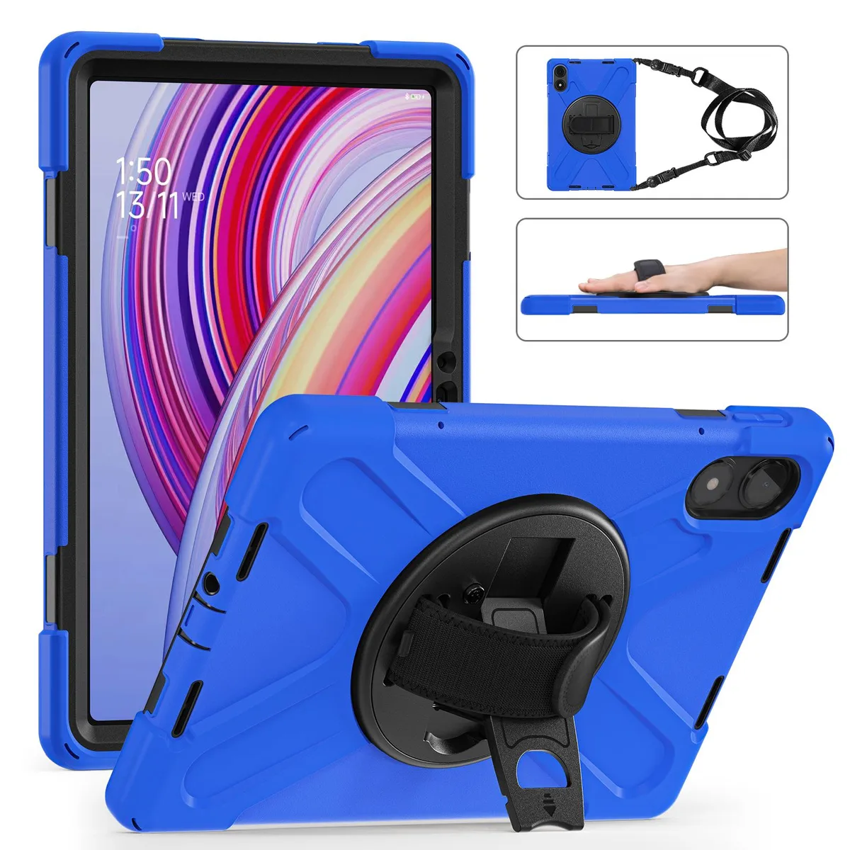 BONAEVER BONAEVER Shockproof Case for Xiaomi Redmi Pad Pro / Poco Pad 12.1 2024 Blue — product photo