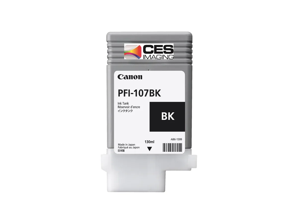 Canon Canon PFI-107BK Black Ink Cartridge (1 Pack) — product photo