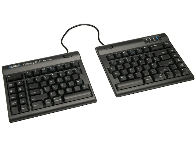 Kinesis Gaming Kinesis Gaming Freestyle 2 Convertible Keyboard KB800HMB USB 2.0 Mac Black — product photo