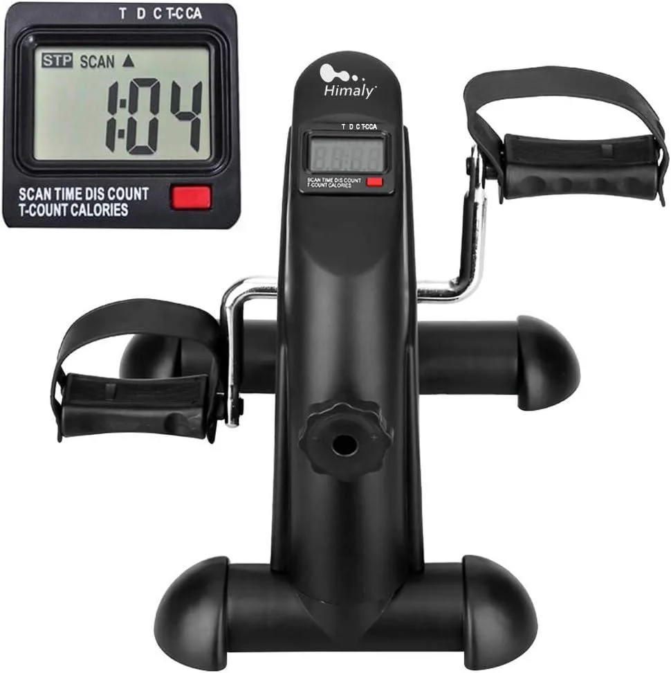TAURKENAM TAURKENAM Mini Exercise Bike Pedal Exerciser Arm Leg LCD — product photo