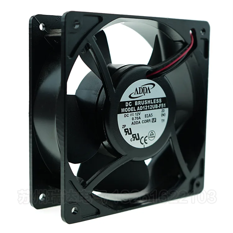 Fans Fans AD1212UB-F51 12038 12V 0.70A metal frame case fan — product photo