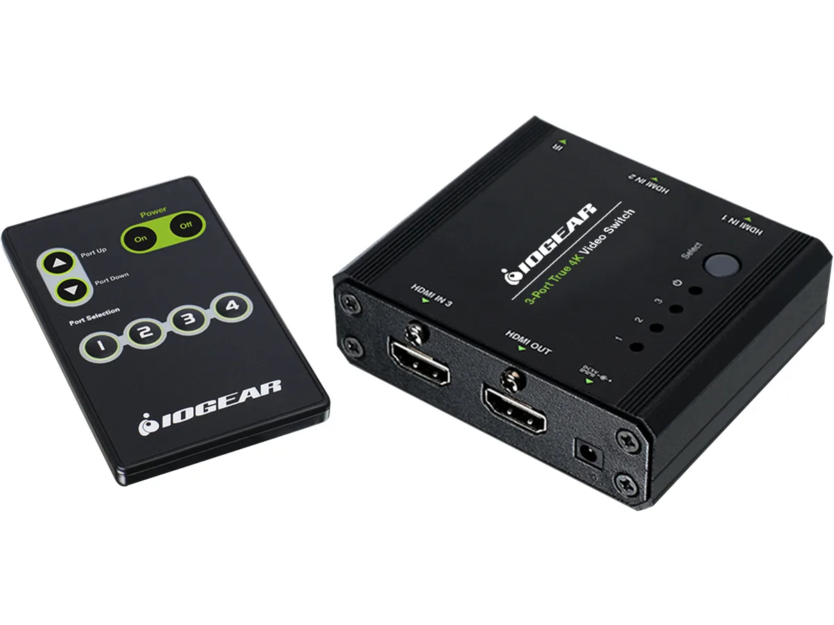 IOGEAR IOGEAR GHSW8431 3-Port True 4K HDMI Production Switcher — product photo