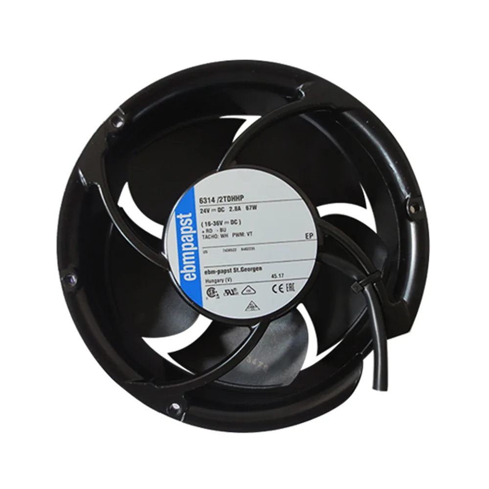 Fans Fans 6314/2TDHHPMotor 24V 7.3A 67W 172x51mm case fan — product photo