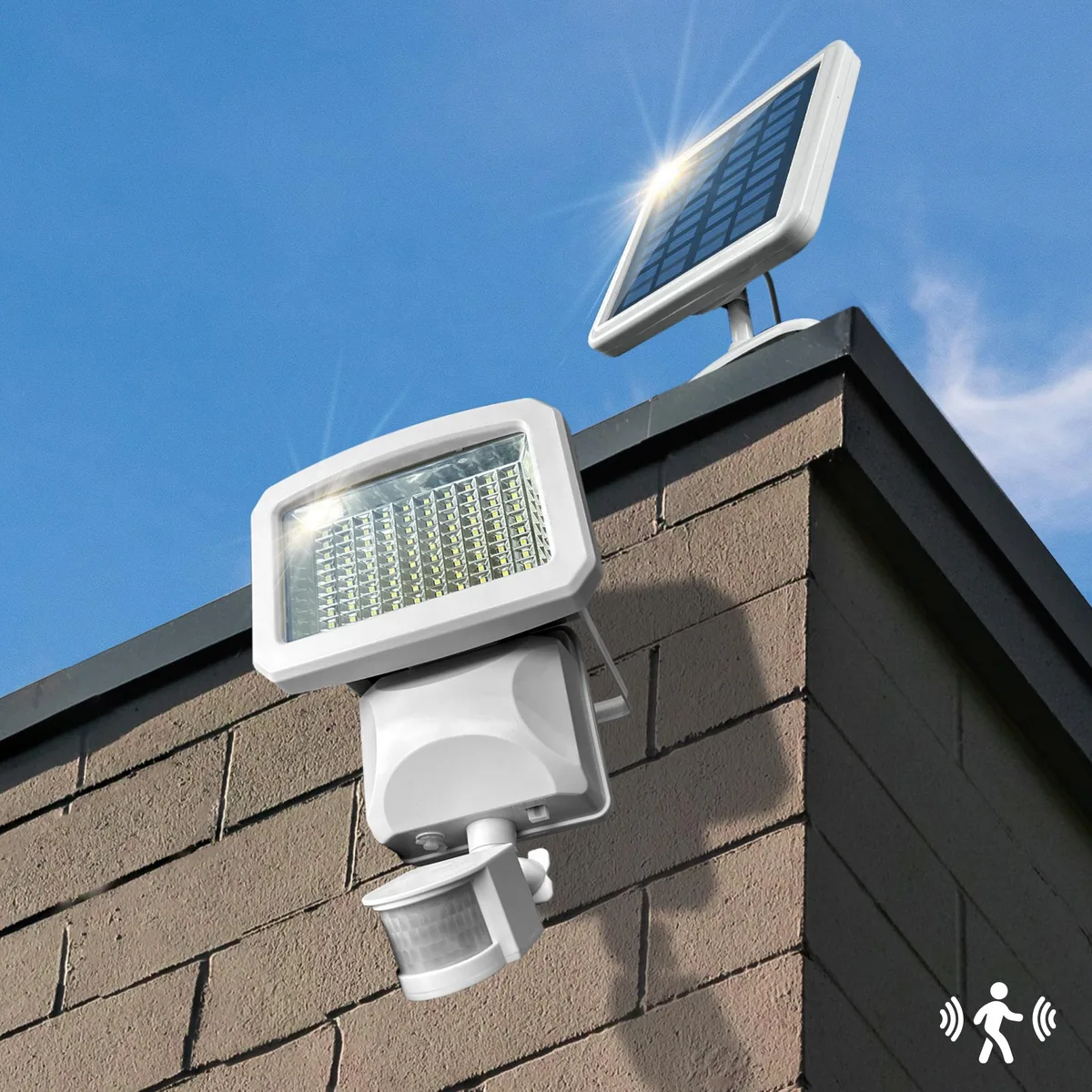 Classy Caps Mfg. Inc. Classy Caps Mfg. Inc. Super Bright 100 LED Solar Motion Security Light White — product photo
