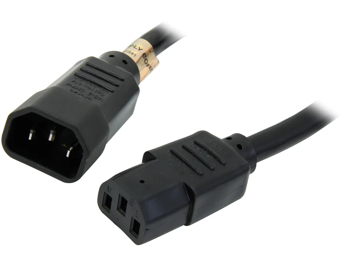 Tripp Lite Tripp Lite P005-006 6 ft 14AWG C13 to C14 computer power extension cord — product photo