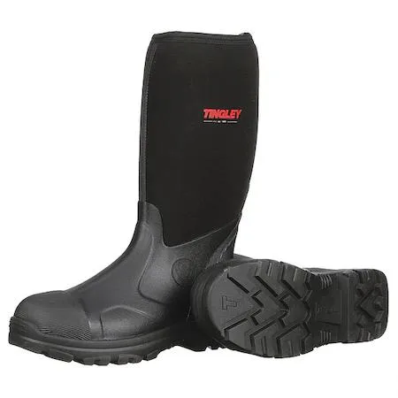 TINGLEY RUBBER CORP. TINGLEY RUBBER CORP. 87151 Knee Rubber Boot Men's Size 10 Black 15 in — product photo