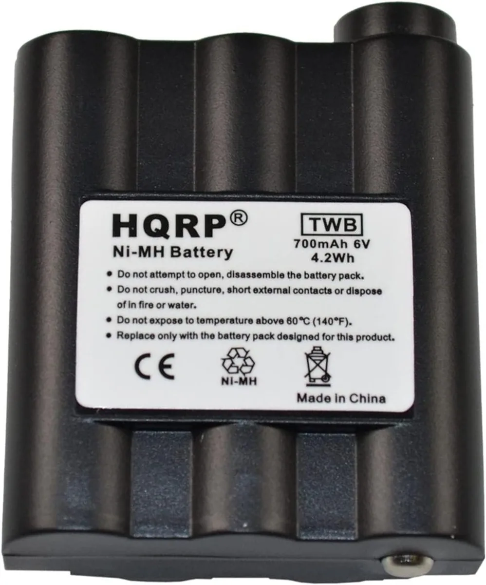 usbroway usbroway Rechargeable Battery Pack 6V 700mAh Ni-MH for Midland GXT 950 1000 1050 two-way radio — product photo