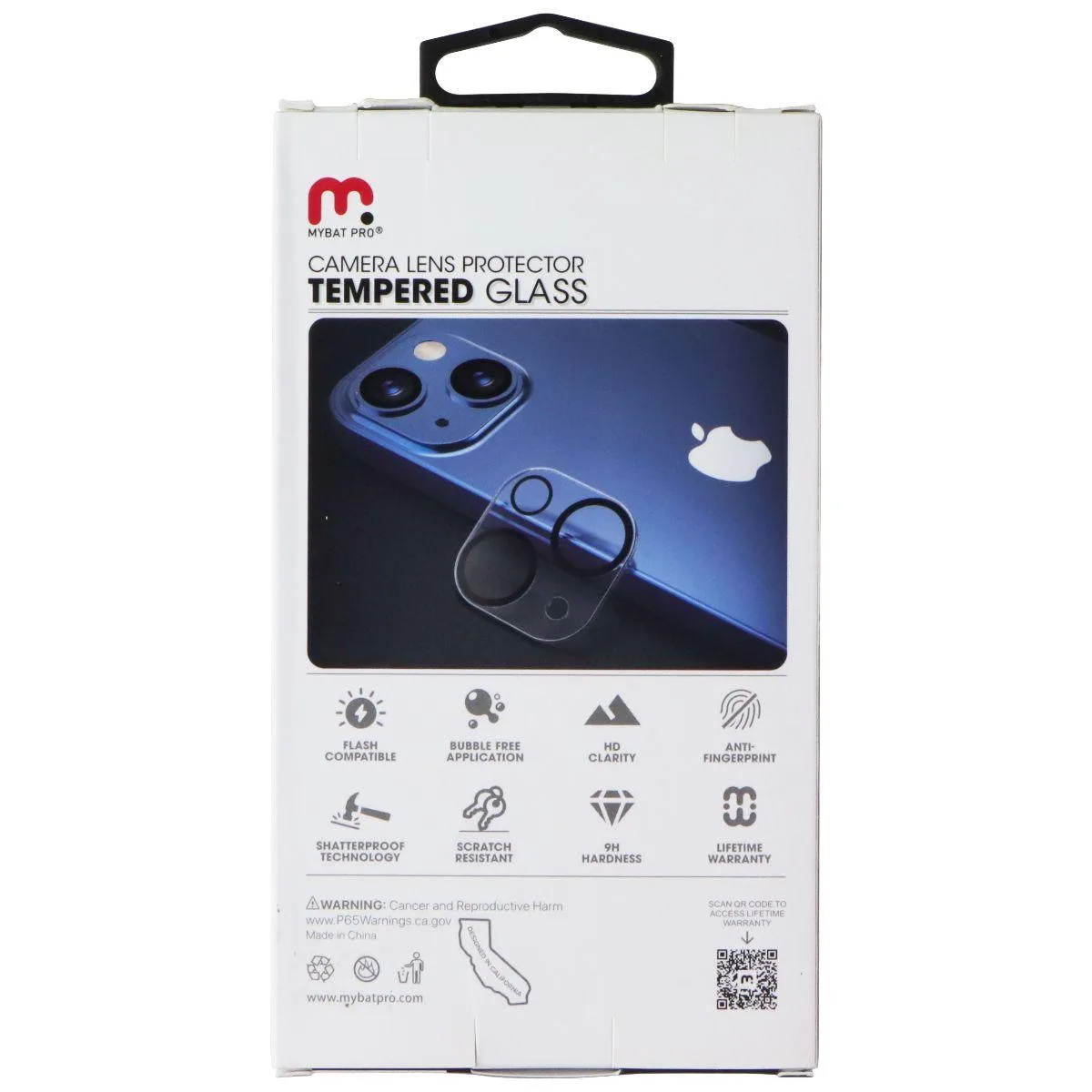 MYBAT PRO MYBAT PRO Tempered Glass Camera Lens Protector for iPhone 14/14 Plus — product photo