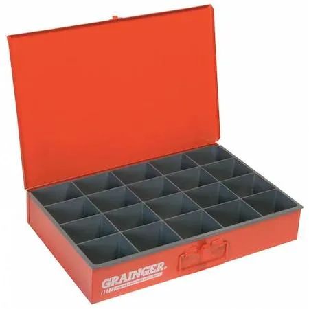 Durham Manufacturing Durham Manufacturing 111-17-S1158 Red Compartmented Box 20 Compartments — product photo