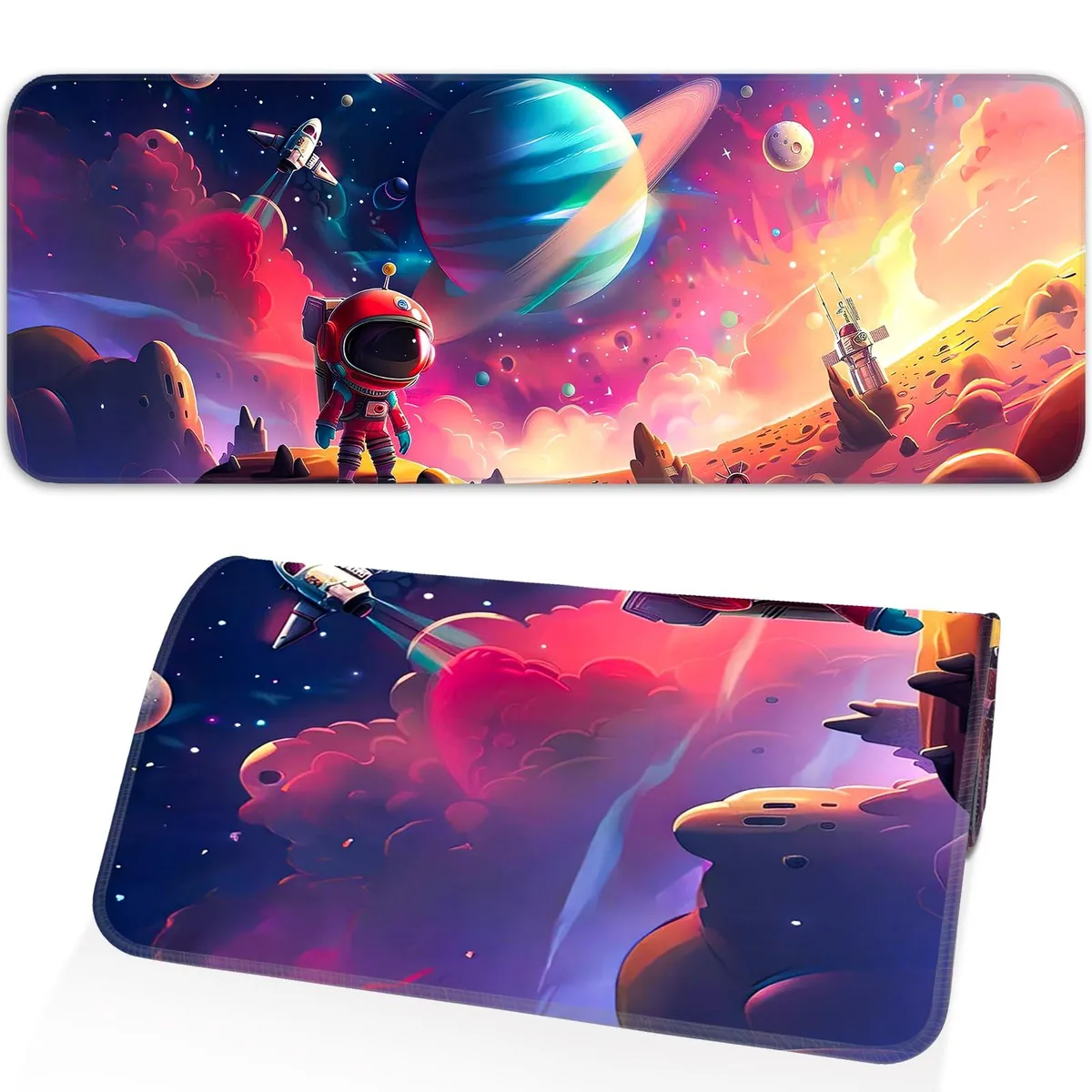 KEHIPI KEHIPI mouse pad Universe space 31.5x11.8 in — product photo