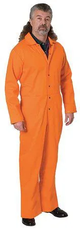 Condor Condor 5WYR4 Coverall S 27 in Inseam Flame-Retardant Cotton Snap — product photo