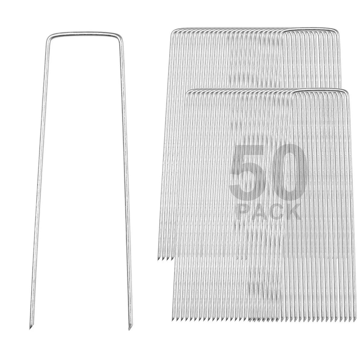 Yescom USA, Inc. Yescom USA, Inc. 06UTS001-15X4-06 50PCS 6" 12 Gauge Garden Stakes — product photo