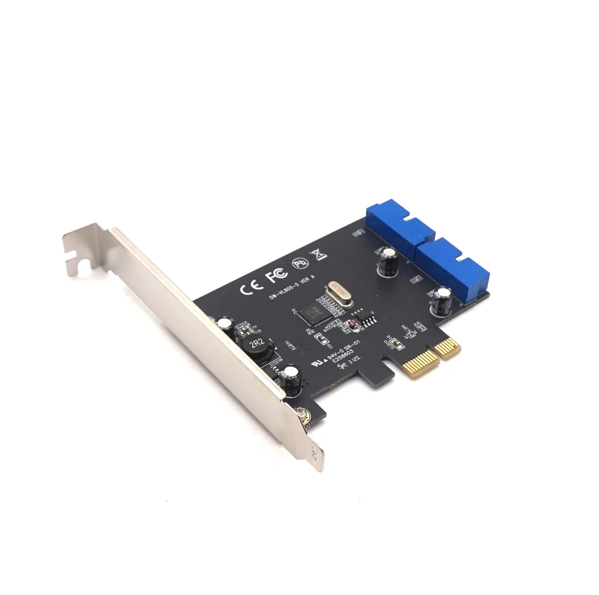 weastlinks weastlinks PCIe x1 to Dual 19-pin USB 3.0 Header Card Low Profile Bracket — product photo