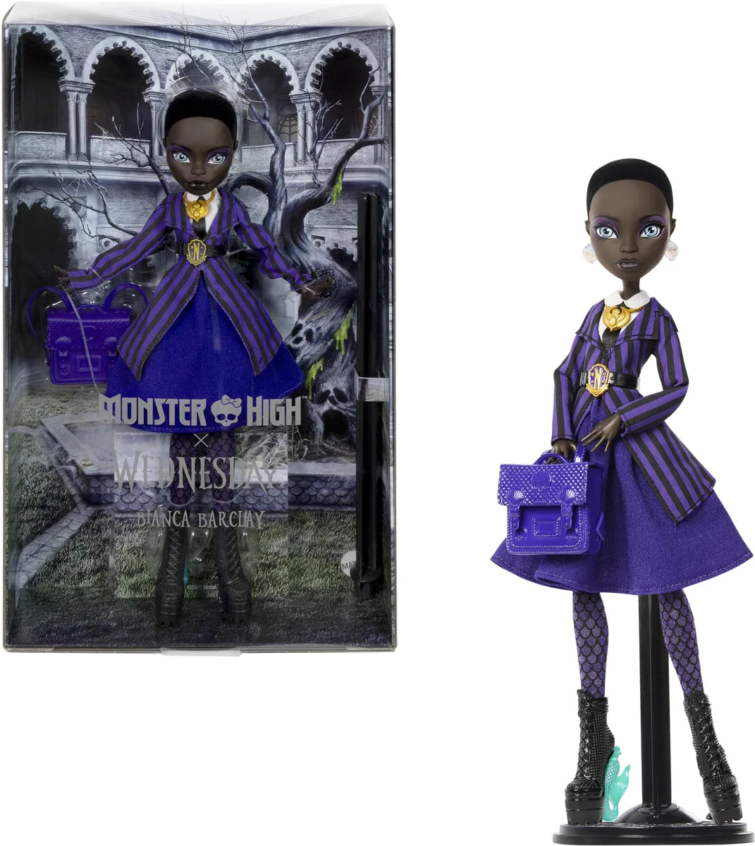 Monster High Monster High Bianca Barclay Action Figure — Wednesday Edition — product photo