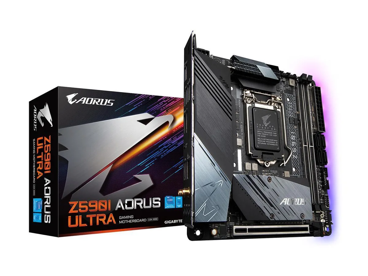 GIGABYTE GIGABYTE Z590I AORUS ULTRA Intel motherboard — product photo