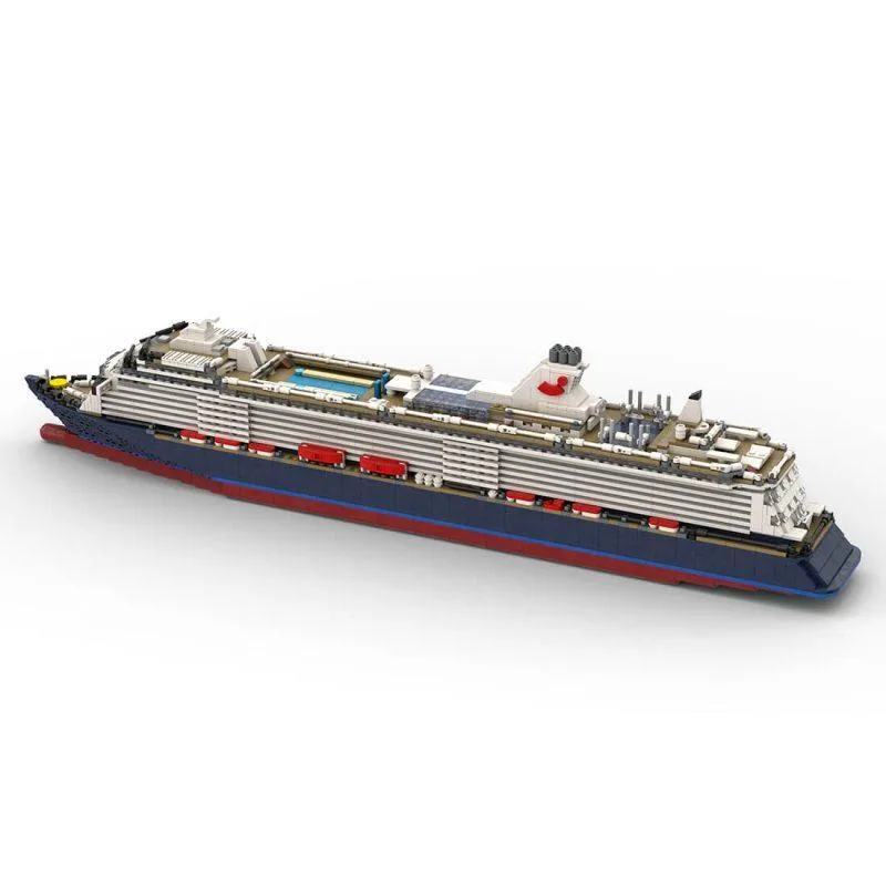 ZITIANYOUBUILD ZITIANYOUBUILD MOC-68011&amp;MOC-174915 Mein Schiff 3 3104 Parts Educational Building Set — product photo