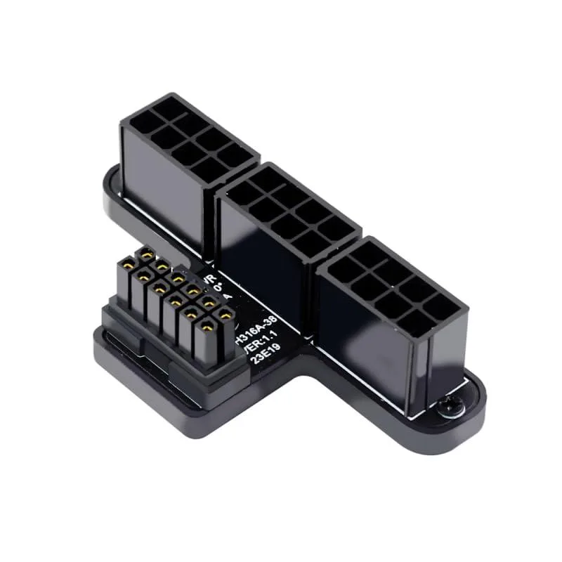 Vszerda Vszerda 12VHPWR ATX 3.0 PCIe 5.0 to 3×8P 90° internal power cable — product photo