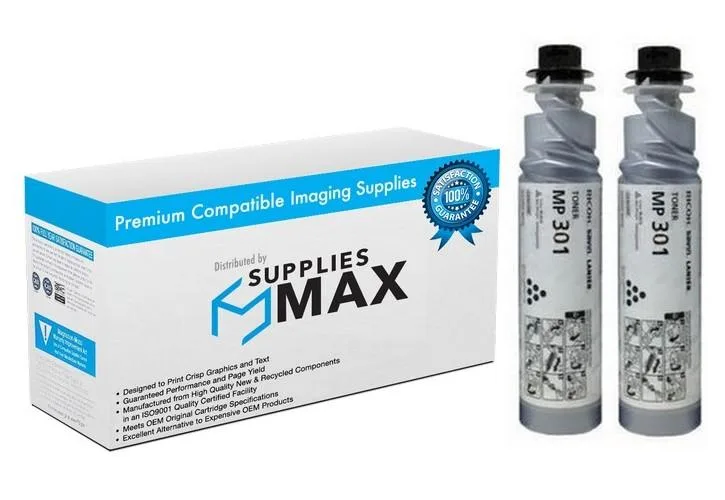 SuppliesMax SuppliesMax 841714_2PK Black Toner Cartridge 2 Pack 8000 Pages — product photo