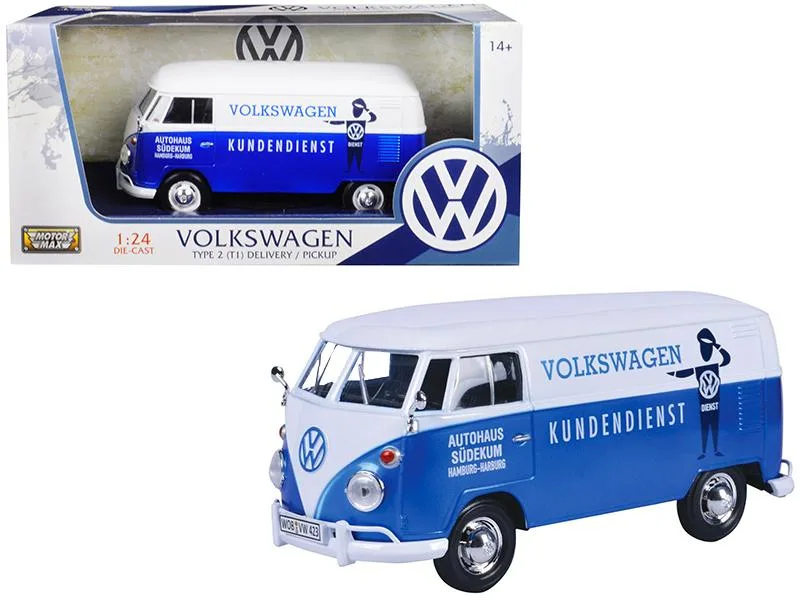 MOTORMAX MOTORMAX Volkswagen Type 2 (T1) Delivery Van Autohaus Sudekum 1/24 Diecast — product photo