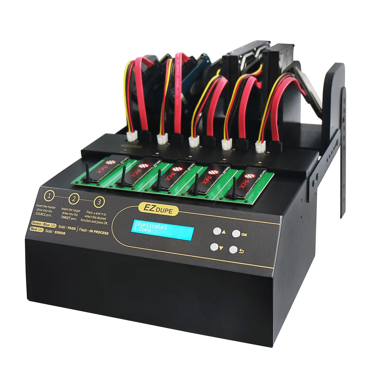 EZ Dupe, Inc. EZ Dupe, Inc. NVMe Cyclone Pro 600 Duplicator 1-to-4 600MB/s — product photo