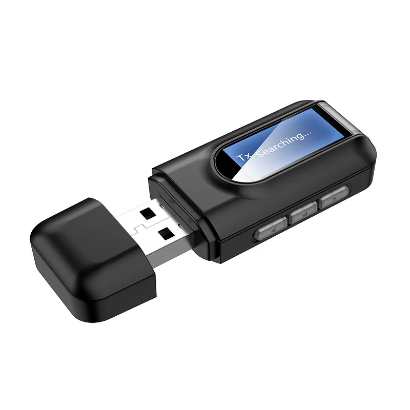 HANNORD HANNORD E000008-1 Bluetooth 5.0 Adapter LCD 3.5mm — product photo