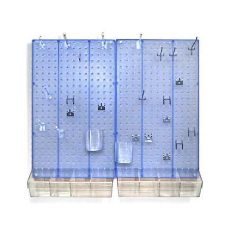 Azar Displays Azar Displays 900945-BLU 70-Piece Pegboard Organizer Kit — product photo