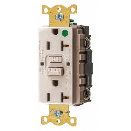 Hubbell Incorporated Hubbell Incorporated GFRST83LA 20 A 125V GFCI receptacle — product photo