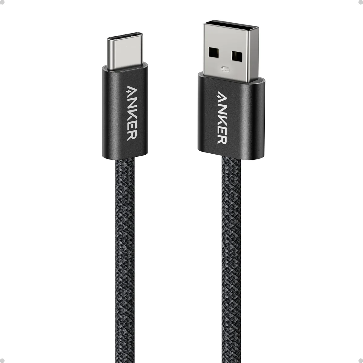  Belkin A8052 USB-A to USB-C Cable 3.3 ft Braided Orange 40W — product photo