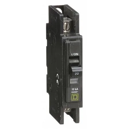 SQUARE D SQUARE D QOU120 Circuit Breaker 20A 1 Pole 120/240V AC — product photo