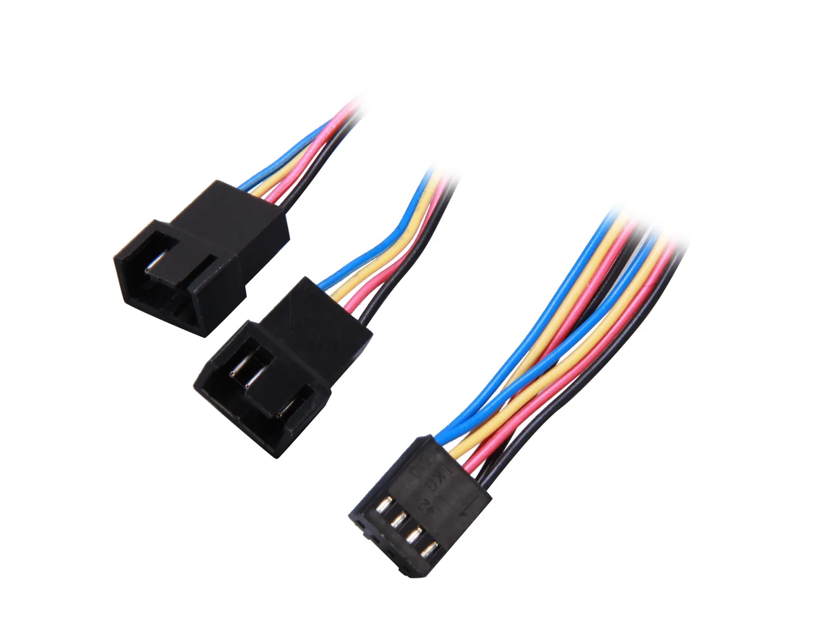 STARTECH STARTECH FAN4SPLIT12 12" 4-pin PWM fan splitter cable .5 ft 26 AWG — product photo
