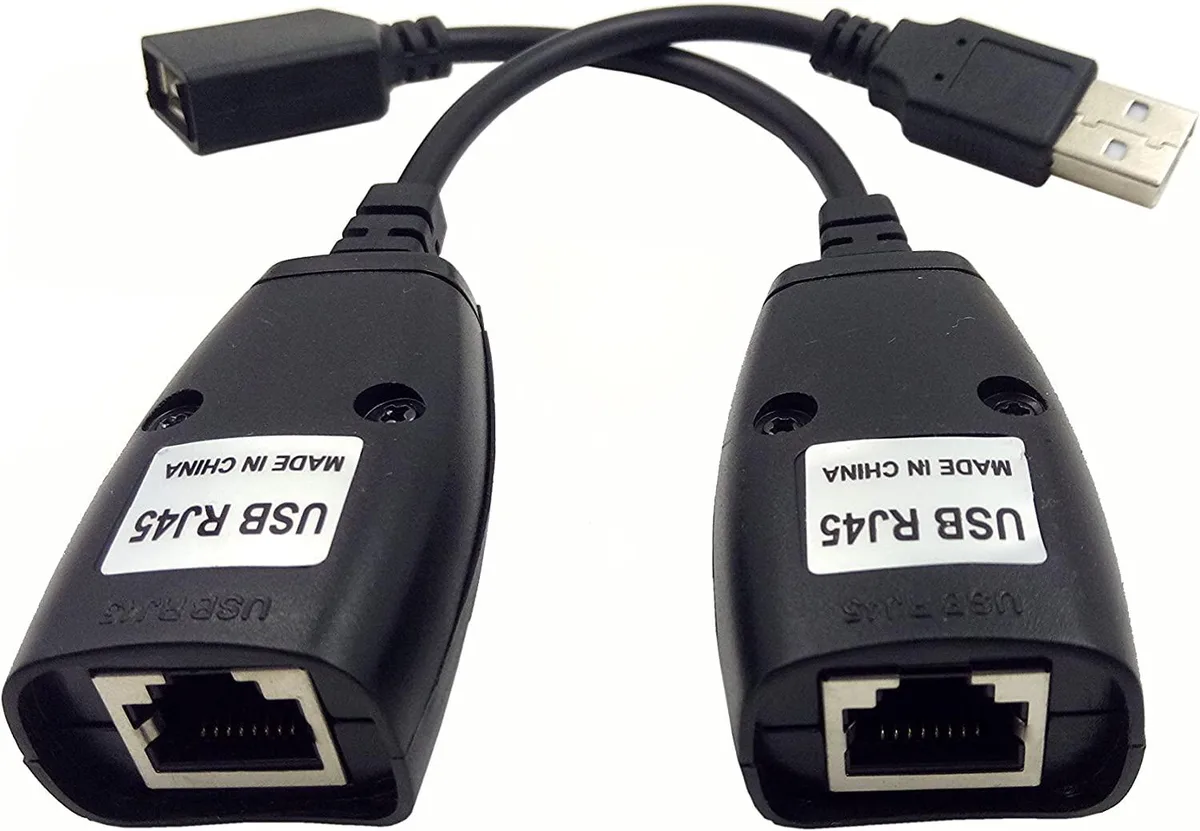 provantage provantage USB over RJ45 Cat5/5e/6 Extender Cable Adapter Set — product photo