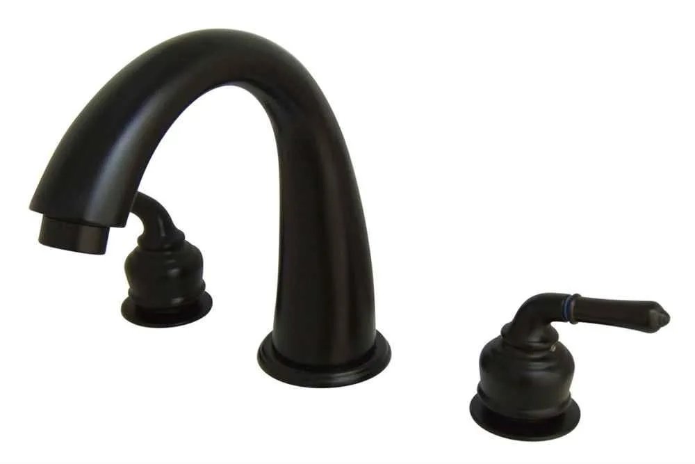 Oil Rubbed Bronze Roman tub filler with 7 inch spout reach