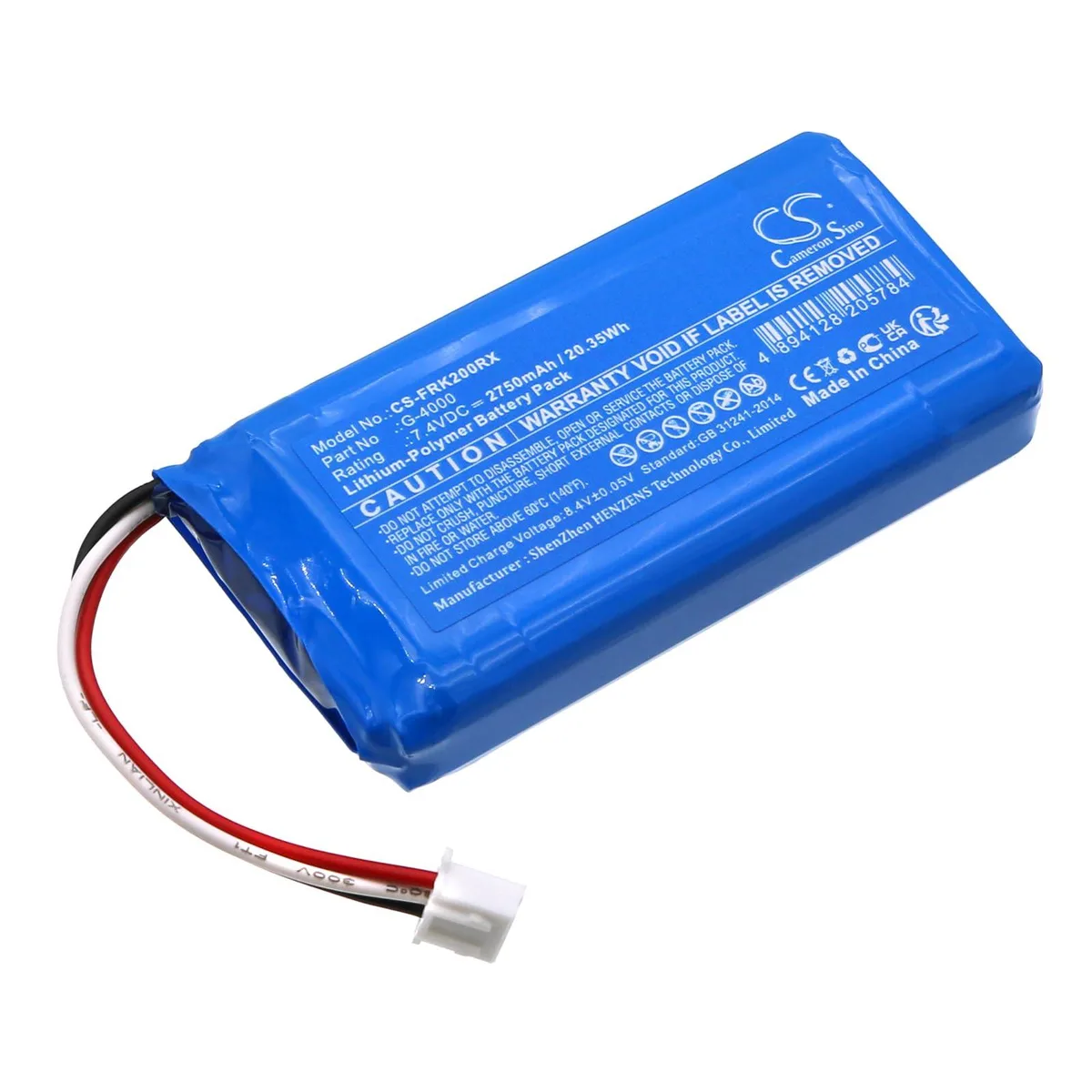  Cameron Sino G-4000 2750mAh 20.35Wh battery for FrSky Ethos Tandem X18 X20 transmitters — product photo