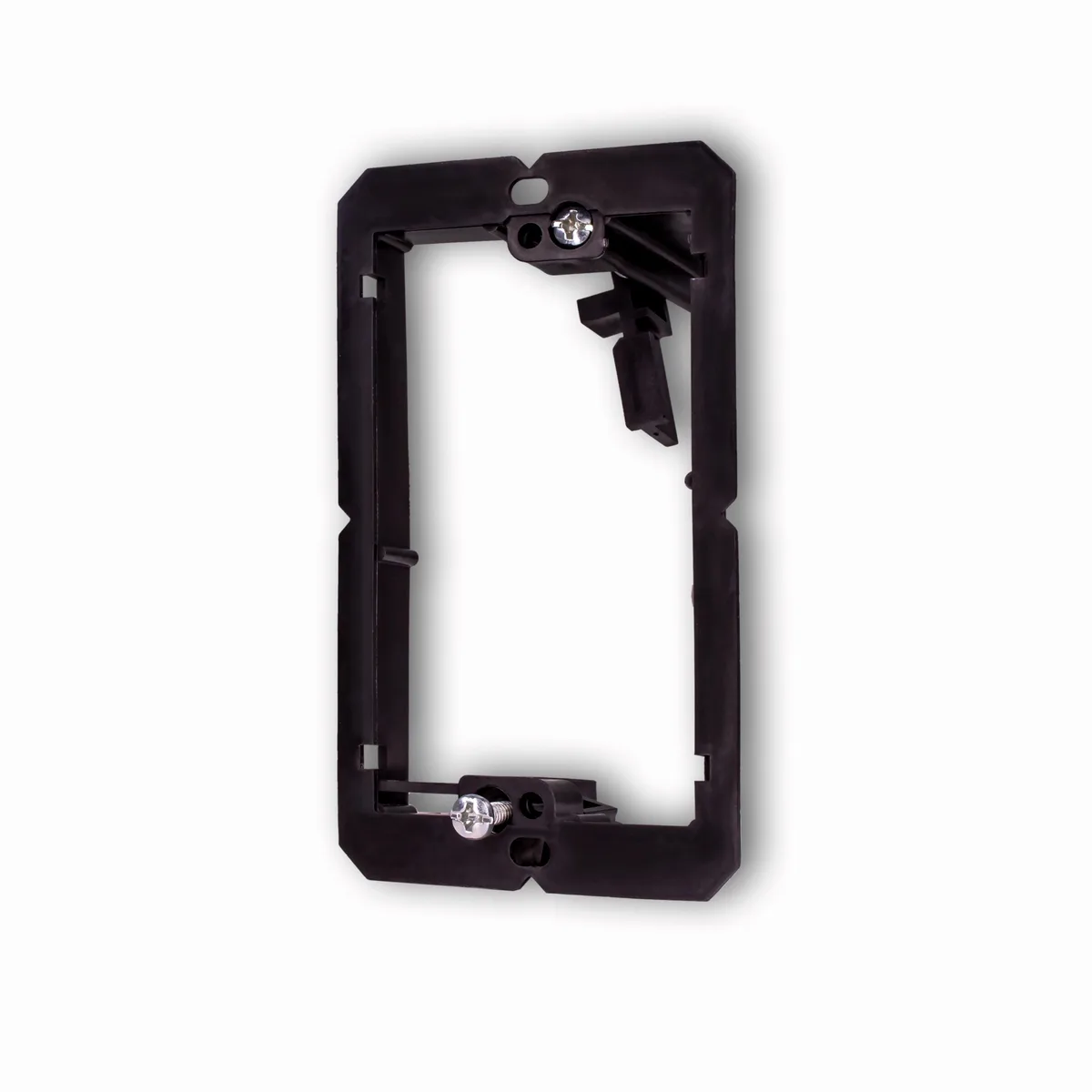 SatelliteSale SatelliteSale Bracket-Single-Black Low Voltage Wall Plate Mounting Bracket — product photo