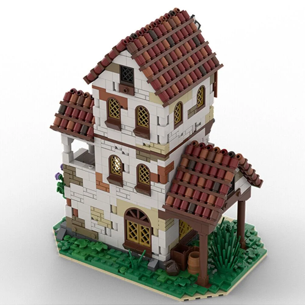 ZITIANYOUBUILD ZITIANYOUBUILD MOC-127497 Rural Hotel Pirates Building Set 1404 Parts — product photo
