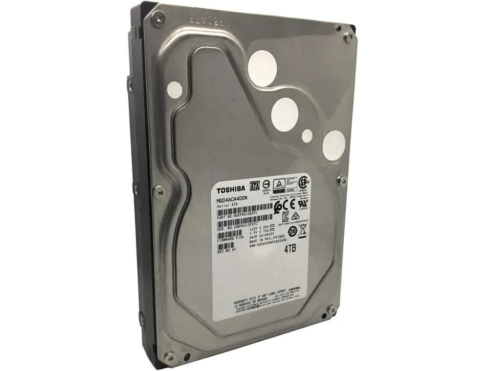 Toshiba Toshiba MG04ACA400N 4TB 3.5" SATA 7200 RPM 128MB internal hard drive — product photo
