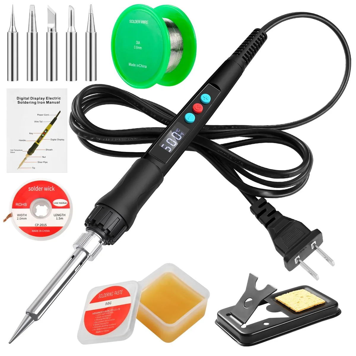 KEHIPI KEHIPI 100W Soldering Iron Kit Black — product photo