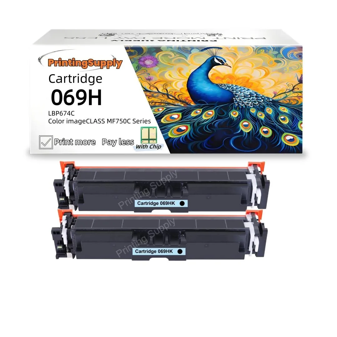 Aster Graphics Inc Aster Graphics Inc 069H Black Toner Cartridge (2 Pack) — product photo