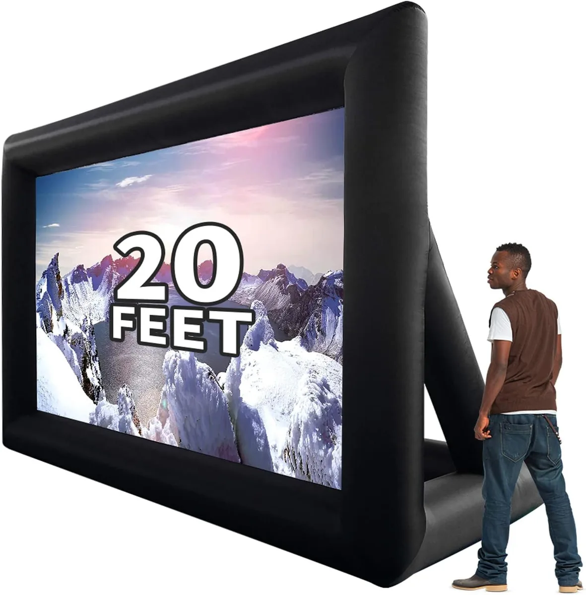 PISKEKAT PISKEKAT 20 feet Inflatable Projector Screen office equipment — product photo