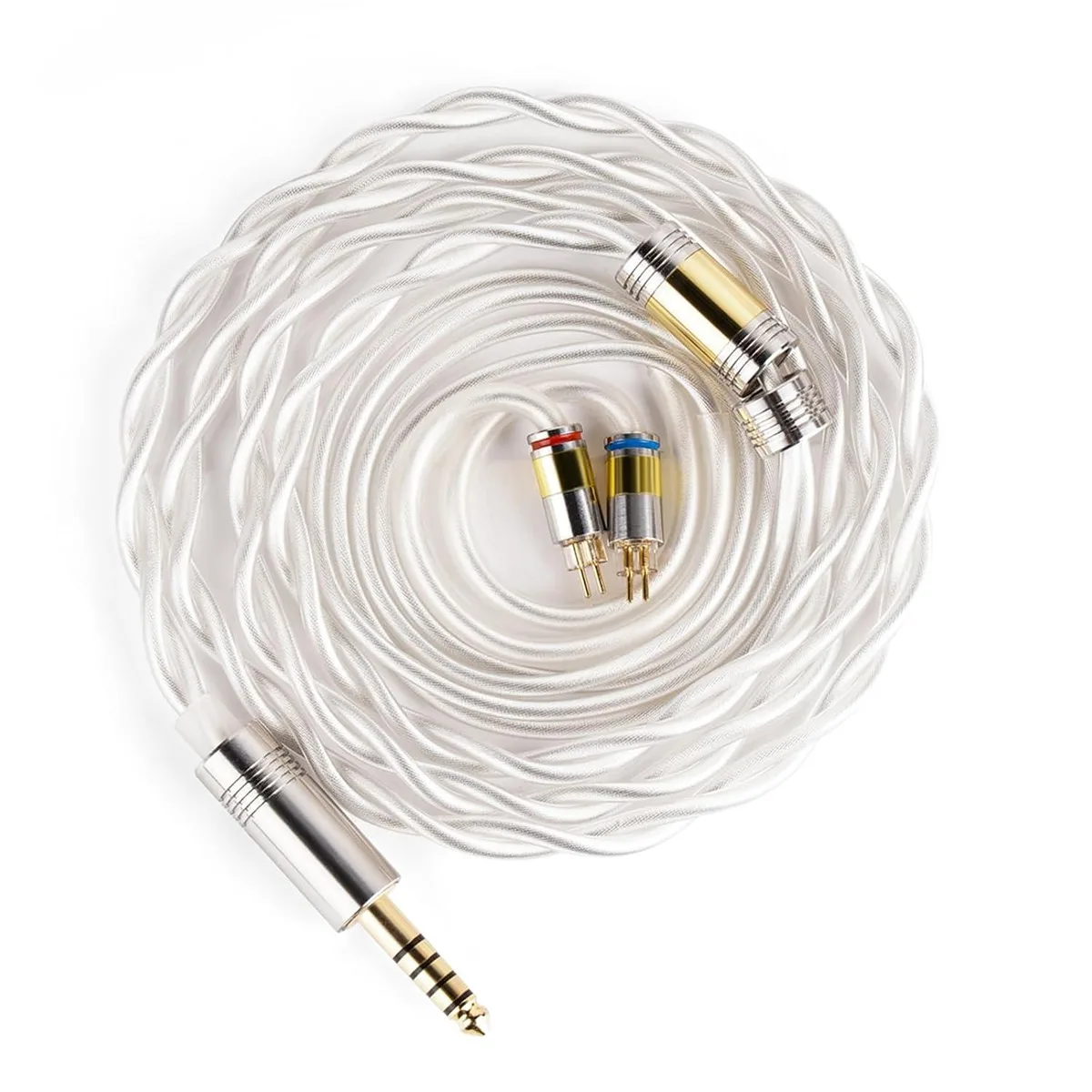 LORDWORLD LORDWORLD Snowcat Balanced IEM Upgrade Cable 4.4mm MMCX audio component — product photo